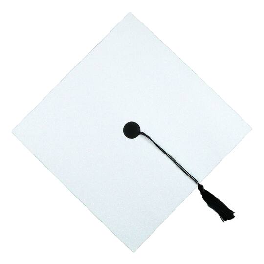 White Glitter Graduation Cap Sheet Sticker By Celebrate It Michaels
